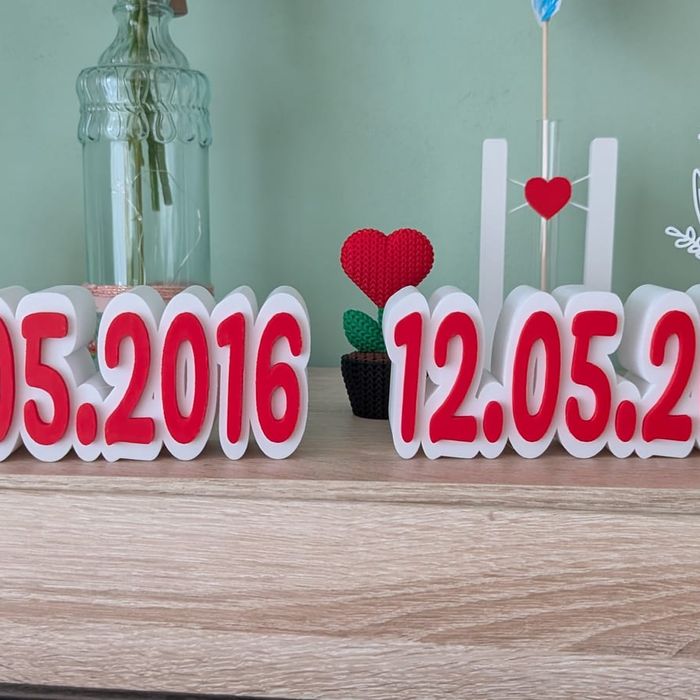 Individueller Datumsschriftzug – handgemacht von PrintByPatrickDE