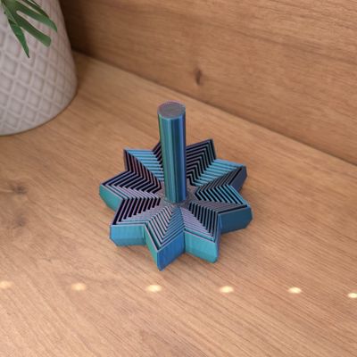 Fidget-Stern – handgemacht von PrintByPatrickDE