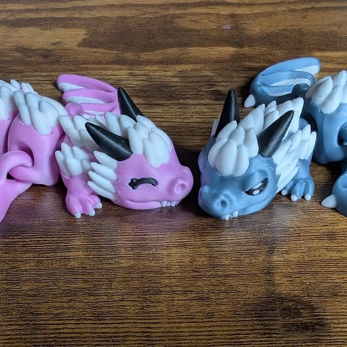 Flexi-groß-Drache – handgemacht von PrintByPatrickDE