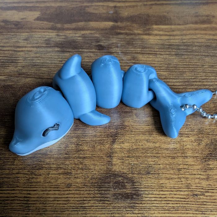 Flexi-Mini-Delfin – handgemacht von PrintByPatrickDE