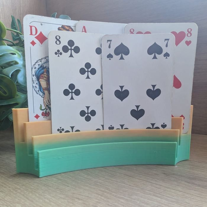 Kartenhalter mit individuellem Namen – handgemacht von PrintByPatrickDE
